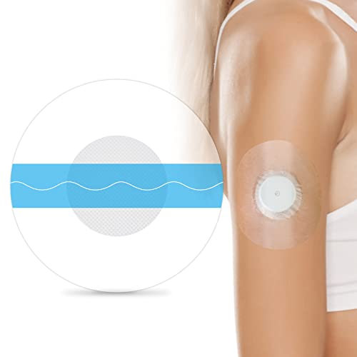 37Pack Freestyle Libre Sensor Covers Waterproof & Breathable Adhesive Patches,Transparent & Breathable CGM Tapes for 14 Days