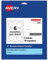 Avery Licht-Transferpapier für T-Shirts, 7,6 cm Durchmesser, vorgestanzt, zum Aufbügeln, 3 Blatt Wärmetransferpapier, insgesamt 18 Stück (02236)