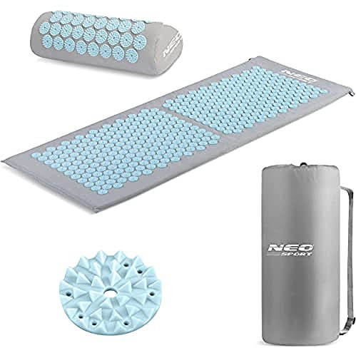 Akupressurmatte mit Stacheln Neo-Sport 190102 grau-blau