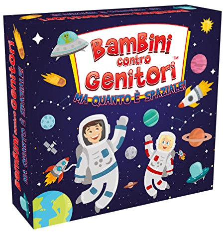 Brettspiel Quiz Lernspiel Kartenspiel für Familien Lernspiele für Kinder und Erwachsene | Kinder gegen Eltern Aber wie spacial es ist | ab 6 Jahren