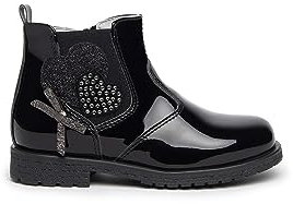 Nero Giardini I327571F Stivaletti Chelsea Junior da Bambina in Materiale Tecnico - Nero 26 EU