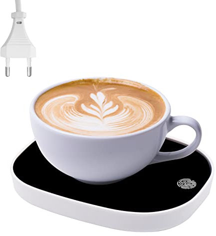 Horuili® Calentador de Café, Calentador de Taza de café Eléctrico, Calentador de Tazas, con 3 Modos de Temperatura, Calentador Portátil, Adecuado para la Oficina o el Hogar