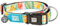 Max & Molly Hundehalsband mit Sicherheits-QR-Code, Hibiskusblumen-Motiv, weich, verstellbar und wasserdicht, niedliches tropisches Sommer-Design, für Mädchen und Jungen, Hunde und Welpen, Größe S