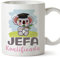 MUGFFINS Tazas para JEFA mujer - En Español - Koalificado/koalificada - 11 oz / 330 ml - Regalo original y divertido