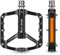 CYCLESPEED Fahrradpedale Mountainbike - MTB Pedale mit Reflektierenden Streifen 3 Abgedichtete - Fahrrad Pedalen Trekking für MTB, BMX, Rennrad Pedale (9/16 Zoll) (Black)