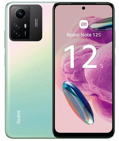 Xiaomi Redmi Note 12S Smartphone, 90Hz FHD + AMOLED DotDisplay, processore MediaTek Helio G96, 108MP fotocamera principale, 33W ricarica veloce 5000mAh (8+256GB Verde)