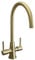 Bristan MZ SNK EF BB Monza Easyfit Mono Sink Mixer Brushed Brass Twin Lever