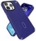 Speck iPhone 15 Pro Max Hülle – ClickLock rutschfeste Interlock, MagSafe kompatibel, Fallschutzgriff – Soft Touch 6,7 Zoll Handyhülle – Presidio2 Grip Future Blue/Purple Ink/Sky Purple