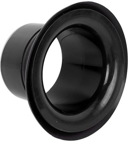 gernie Bass Drum Enhancer, ABS Gummi Drum Kick Enhancer mit Port Hole Protector Drum Bass Effektverstärker, Professionelles Drum Woofer Percussion Instrument Teil (WP06 Schwarz)