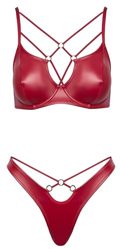 Cottelli Lingerie BH Set, Rot, 80B/M