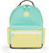 Kipling Damien - Mochila mediana para portátil, Verde azulado vivo, 11.25''L x 15''H x 6.75''D
