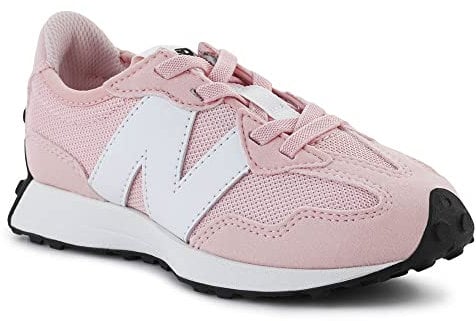 New Balance 327 Bungee Lace Chaussures pour Enfants Pink Haze/White 35.5/M