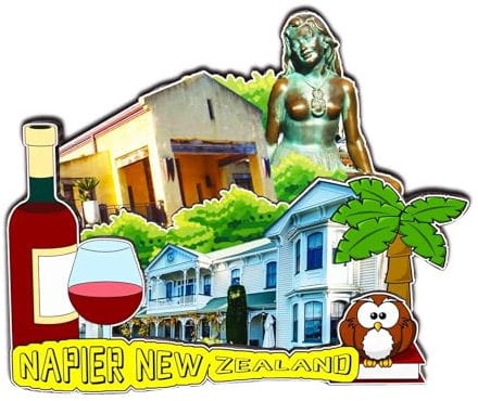 Orlaybar Napier New Zealand Decorative Magnet 3D Refrigerator City Travel Souvenir Tourist Gifts Handmade Craft Fridge Magnet Home Decoration -1016