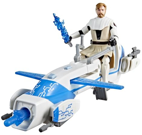 Star Wars Epic World of Action Obi-Wan Kenobi Action-Figur & BARC Speeder Bike, 10 cm