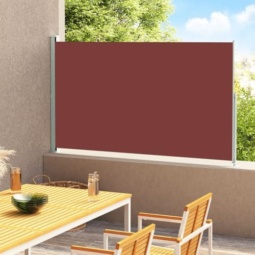 LLEZKBR Furniture Select-Patio Seitenmarkise versenkbar 200x300 cm braun