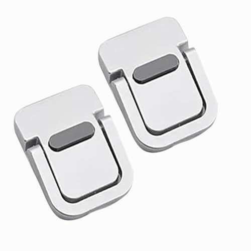 Fruusv Laptop, Foldable Desk Stand Set of 2, Portable Notebook Invisible Stand, Adjustable Height Cooling Stand for Laptop and Computer Keyboard, Perfect for Desk Use