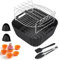 JUGGPENG Hot Air Fryer Accessories for Ninja Max PRO 6.2L AF180EU, Airfryer Accessories for Cosori 5.5L/6L/6.2L/6.5L, Silicone Mould Hot Air Fryer for Ninja PRO 4.7L AF140EU BPA Free