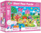 Galt Giant Floor Kids Jigsaw Puzzle Fairies and Unicorns, Fun Colourful 30 Piece with Cute Characters, 8 Template Pieces and Frieze to Colour and Display, Children Ages 3 to 6 Years, 60 x 90 cm