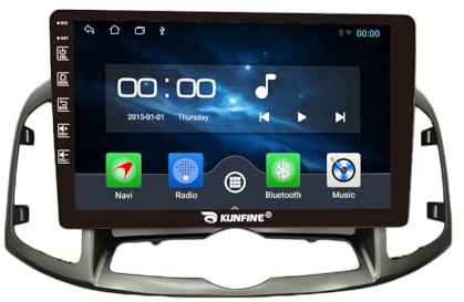 Car CarPlay Android Auto Navigation Stereoanlage GPS Radio Rückfahrkamera Display 10 IPS Touchscreen Haupteinheit Tablet Pad Media Player für Chevrolet Chevrolet Captiva 2011-2015, Quad Core 2G+64G