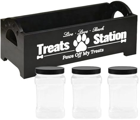 Hundefutterbehälter Katzen- & Tiersnack-Aufbewahrungsset | Haustierleckerlidose Katzenfutterbox Aufbewahrungsbox Für Zuhause Küche Speisekammer Arbeitsplatte Innen Wohnung Haushalt