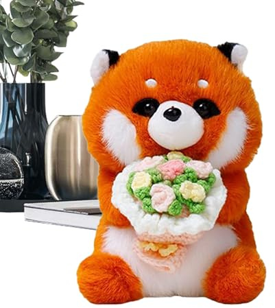 Générique Plüschtiere, mit Blumenstrauß Damen, Mädchen, Geburtstag, Weihnachten, Hochzeit, Tag der Verliebten