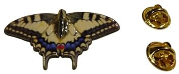 Anstecknadel mit Schwalbenschwanz-Schmetterling