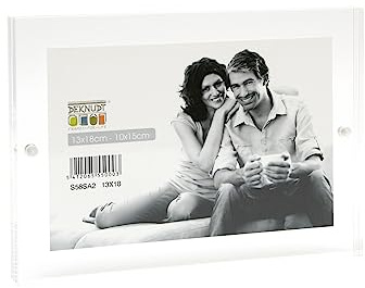 Deknudt Frames S58SA2-13.0X18.0 Bilderrahmen, Acrylglas, Format A, 19 x 14 x 2,8 cm