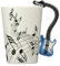 ufengke Note Musicali Design Tazza da caffè Tazza da tè Tazze Grandi, Manico Chitarra Blu Creativo, Tazza Personalizzata in Ceramica, per Regalo, La Famiglia E Ufficio