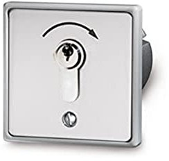 Böhm-Verkauf NOVOFERM Signal 312 Schlüsselschalter Unterputz 1-Kontakt, inkl. 3 Schlüssel., Schwarz