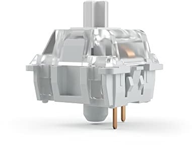 Glorious Gaming 120x Gateron Mechanical Keyboard Switches (transparent) - SMD-LED-kompatibel, Ultra-Light Linear für schnelles Tippen und Spielen, 35g Auslösegewicht, 3-Pin-Anschluss - Gateron Clear