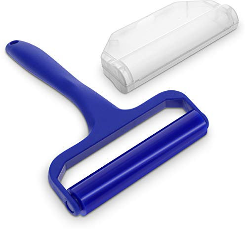 kwmobile Schallplatten Reinigungsroller für Schallplattenspieler - 16 x 11 cm - Staub Roller Vinyl Schallplatte - auch für CD DVD Blu-Ray geeignet