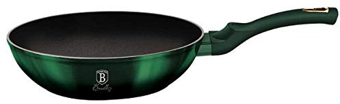 Berlinger Haus smeraldo Collection Wok, 28 cm, BH/6053 smeraldo acciaio inossidabile 18/8