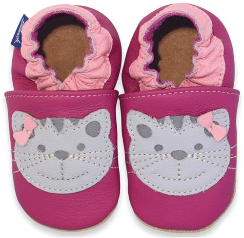 Beck Mädchen Krabbelschuh Mädchen mit MotivLauflernschuh