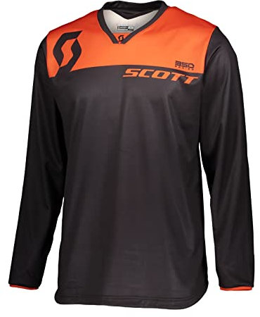 Scott 350 Dirt MX Motocross Jersey/DH Fahrrad Trikot schwarz/orange 2022: Größe: XL (52/54)