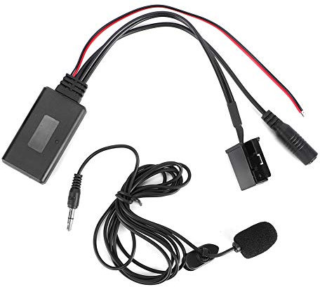 Adaptador Aux Bluetooth Adaptador inalámbrico de 12 Pines Cable de o y música con micrófono Apto para X3 X5 Z4 E83 E85 E86 E39 E53