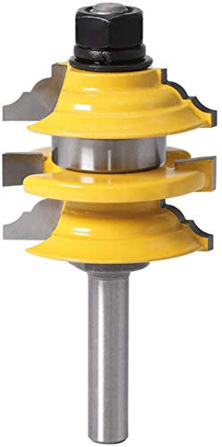 Xianglaa-Router Bit, 8mm Shank West-Joint Router Bit Fresatura Taglierina Boschi Cabinet Porte da Porte Porta in Vetro Strumento di taglierine for Legno, Alta qualità