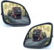 2x LKW Seitenspiegel Außenspiegel Rückspiegel Universal 18 x 18 cm E-Prüf Bagger Traktor Baumaschinen Bus