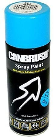 Canbrush Spray Paint for Metal Plastic and Wood (C21 Blue)