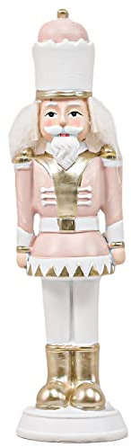ARTLOVIN Christmas Home Decorations Accessories Village Houses Figures Snowman/Santa Claus Figurines Xmas Decor Ornaments Deer Gifts LED Light (Nutcracker)