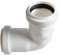 Tuyau d'évacuation de 40 mm coudé à 90 degrés pour eaux usées, blanc/gris aléatoire