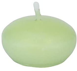 Wiedemann Kerzen Schwimmkerzen Pastellgrün (Aloe Vera) Ø 45 mm, 24 Stück