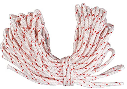 Zerodis Corde de Démarreur, Démarreur de Recul en Nylon 10M pour Corde à Tirer, Fil, Brosse, Tondeuse à Gazon pour Tronçonneuse (4,5 mm)