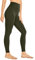 CRZ YOGA Damen Naked Feeling Leggings Sporthose High Waist Yogahose Sport Leggins Fitness Yoga Hose - 64cm Olivgrun 44