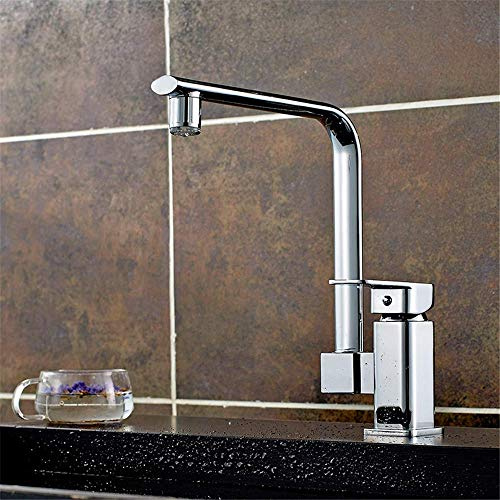ANIFM Le Robinet de Cuisine Lumineux à température contrôlée HAPPLiGNLY LED Peut pivoter à 360 degrés Mélangeur d'eau Froide Robinet de Cuisine Galvanoplastie à Une poignée Comfortable Anniversary