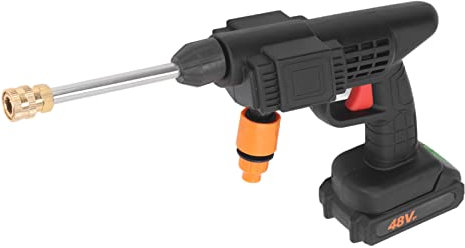 Idropulitrice Elettrica, Idropulitrice Senza Fili 400 W Portatile 90 Bar 100-240 V a Batteria per Pavimento Tetto (Spina UE)
