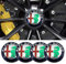 4pcs 56MM 2,2 ' 'Auto-Logo-Aufkleber mit Räderabdeckung mit zentraler Abdeckung ABS-Material (fit Alf Silber)