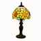 TPWEWRX 8 Zoll Tiffany Stile Pastorale Tischlampen E27 Europäische Sonnenblumen Buntglas Lampenschirm Schreibtisch Lichter Kreative Nachttischlampe Dekor Licht für Schlafzimmer Club Bar