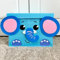 QUOKKA Spielzeug Aufbewahrungsbox für Jungen und Mädchen – 40x30x25 cm Spielzeugkisten für Kinder mit Elefanten -Zusammenklappbar – Griffe – Klappdeckel –Stoffbehälter für Spielzimmer