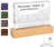 Periodensystem mit Echten Elementen im Inneren, Acryl Periodic Table of 83 Elementen, Proben Periodensystem Display Geschenk für Schüler Lehrer Kinder Studenten Handwerk Dekoration (Größer A)