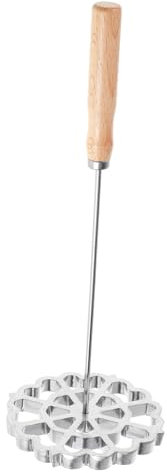 Molde Bunuelos con Mango de Aluminio Rosetón Juego de Hierro Moldes Para Buñuelos De Viento Molde De Gofres Embudo Molde Pastel Utensilios De Cocina Pequeña